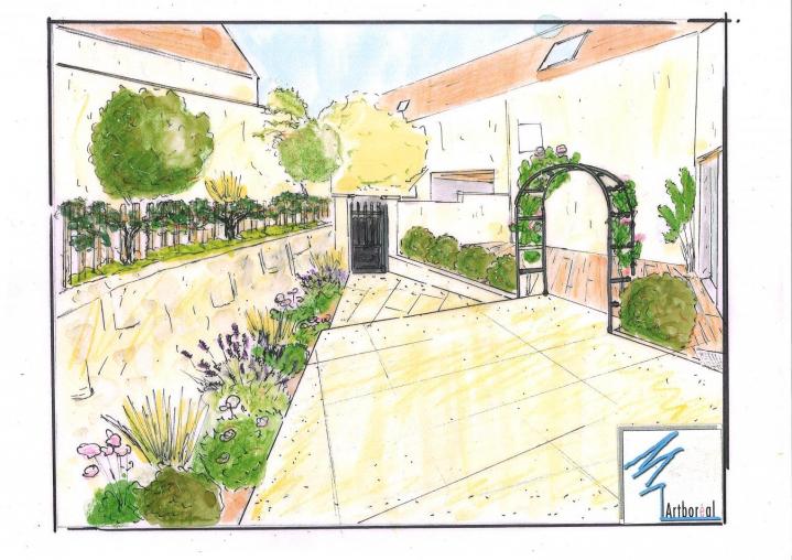 Aménagement jardin Pontoise